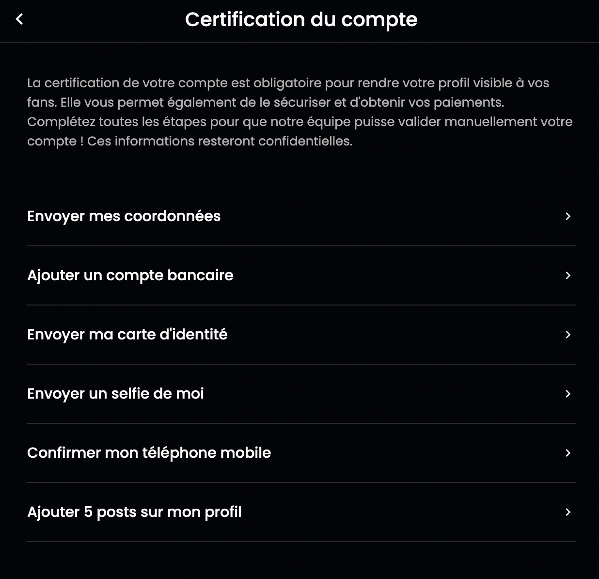 Comment et pourquoi avoir un compte certifié sur MYM Blog MYM